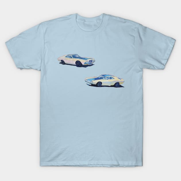 Trans Am in Watercolor T-Shirt by PB and Junk Arts